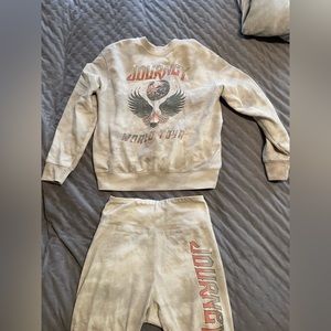 XS Journey Sweater and Biker short set